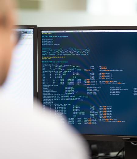 TurboStack on a screen TurboStack on a screen